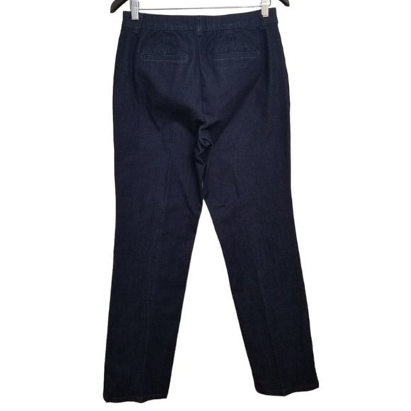 Signature Slimming by Christopher Banks Jeggings Denim Blue Women's Size 4 31x31 - Picture 2 of 8